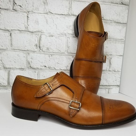 🆕️💥CAP TOE MONK STRAP SLIP-ON - Picture 1 of 8